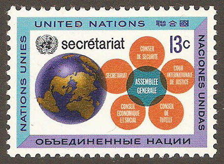 United Nations New York Scott 182 MNH